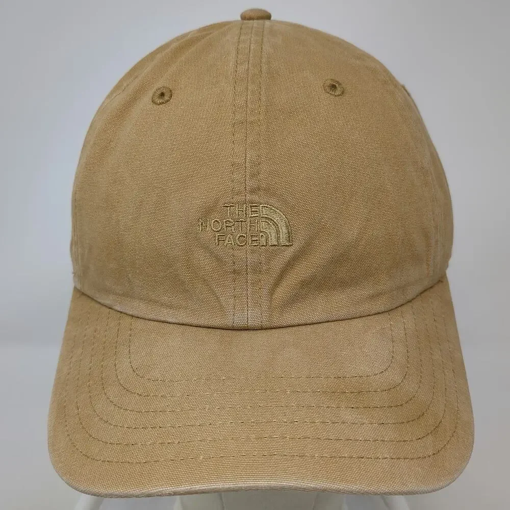 The North Face Baseball Cap Brown One Size Cotton Embroidered Logo Slideback Hat
